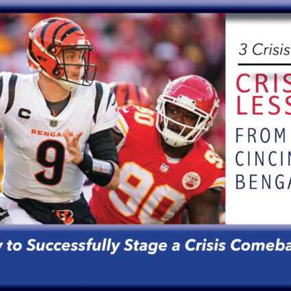 Crisis Lessons Cincinnati Bengals